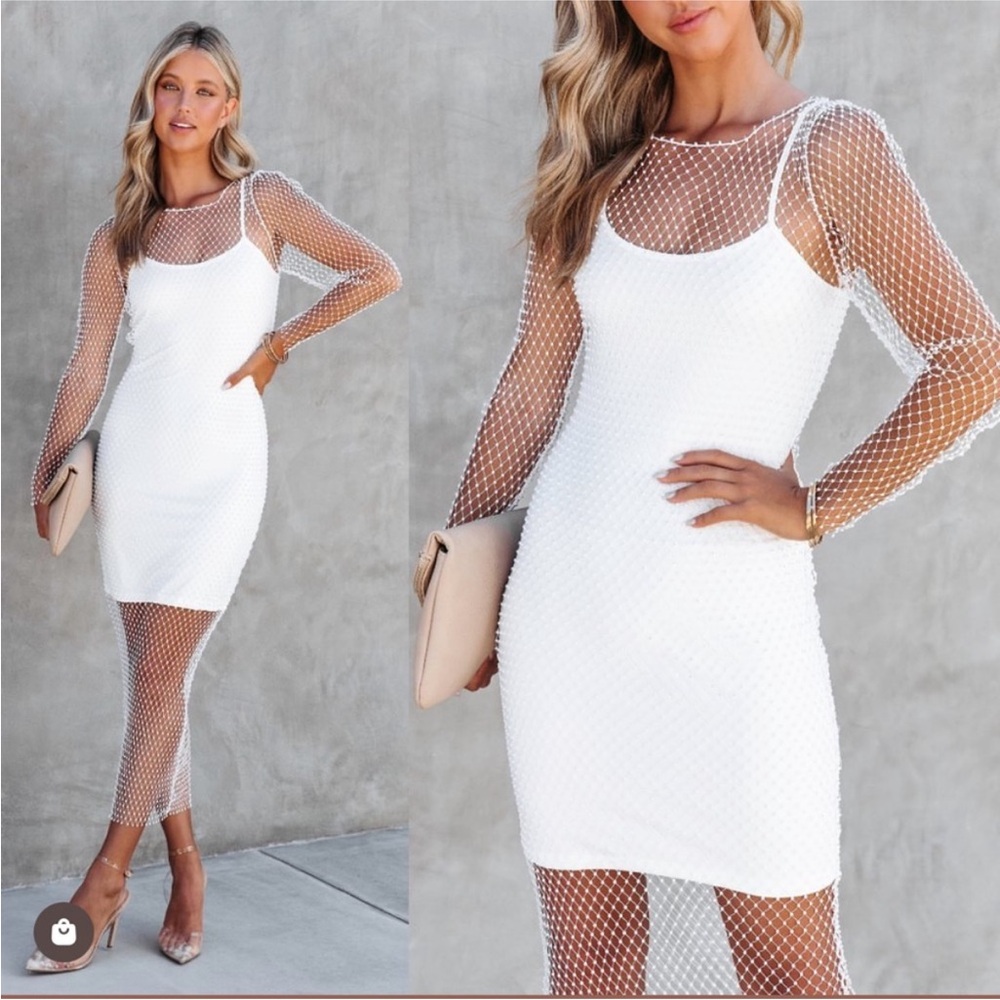 Endless Rose Embellishment Midi Dress